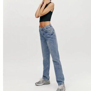 Reformation Addison Low Rise Jeans Organic Cotton